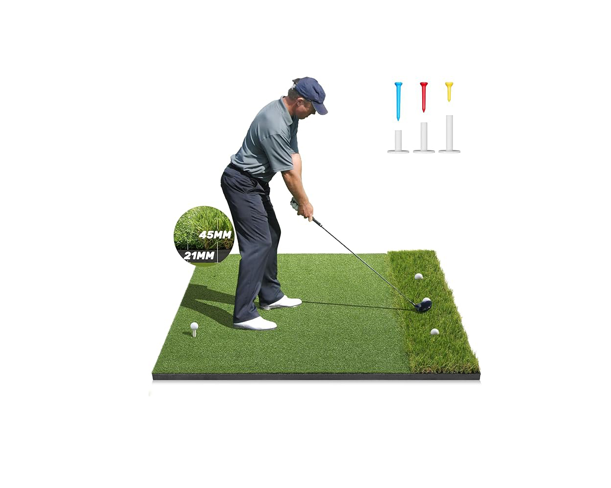 Golf Putting Mat - 2026 Wholesale 5x4 Premium Synthetic Turf