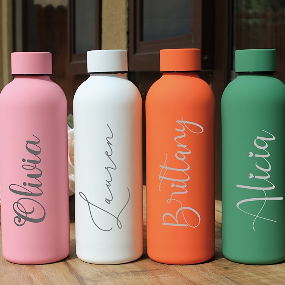 Sports Equipment And Names - Custom Name Thermos Large Vacuum Flask