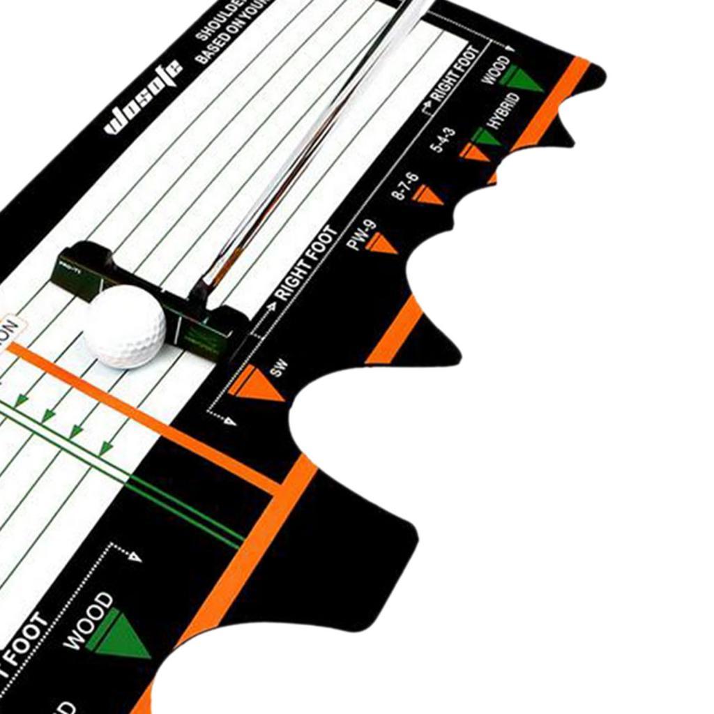 Golf Putting Mat - Golf Swing Posture Corrector Board Neoprene