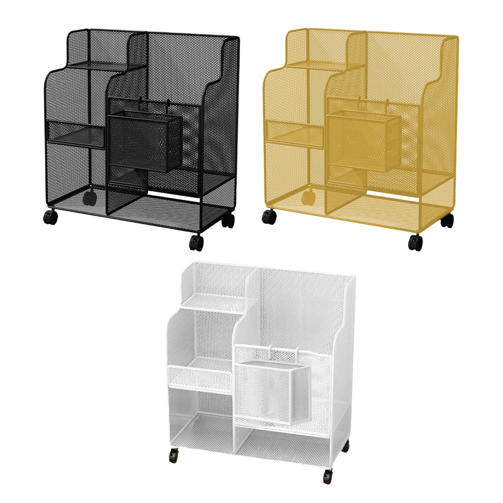 Sports Equipment Trolley - Fitness Equipment Organizer with Wheels Versatile