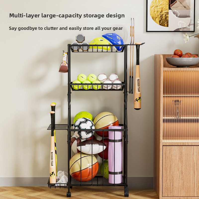 Fitness equipment storage rack - đánh giá và giá Sports Equipment Trolley