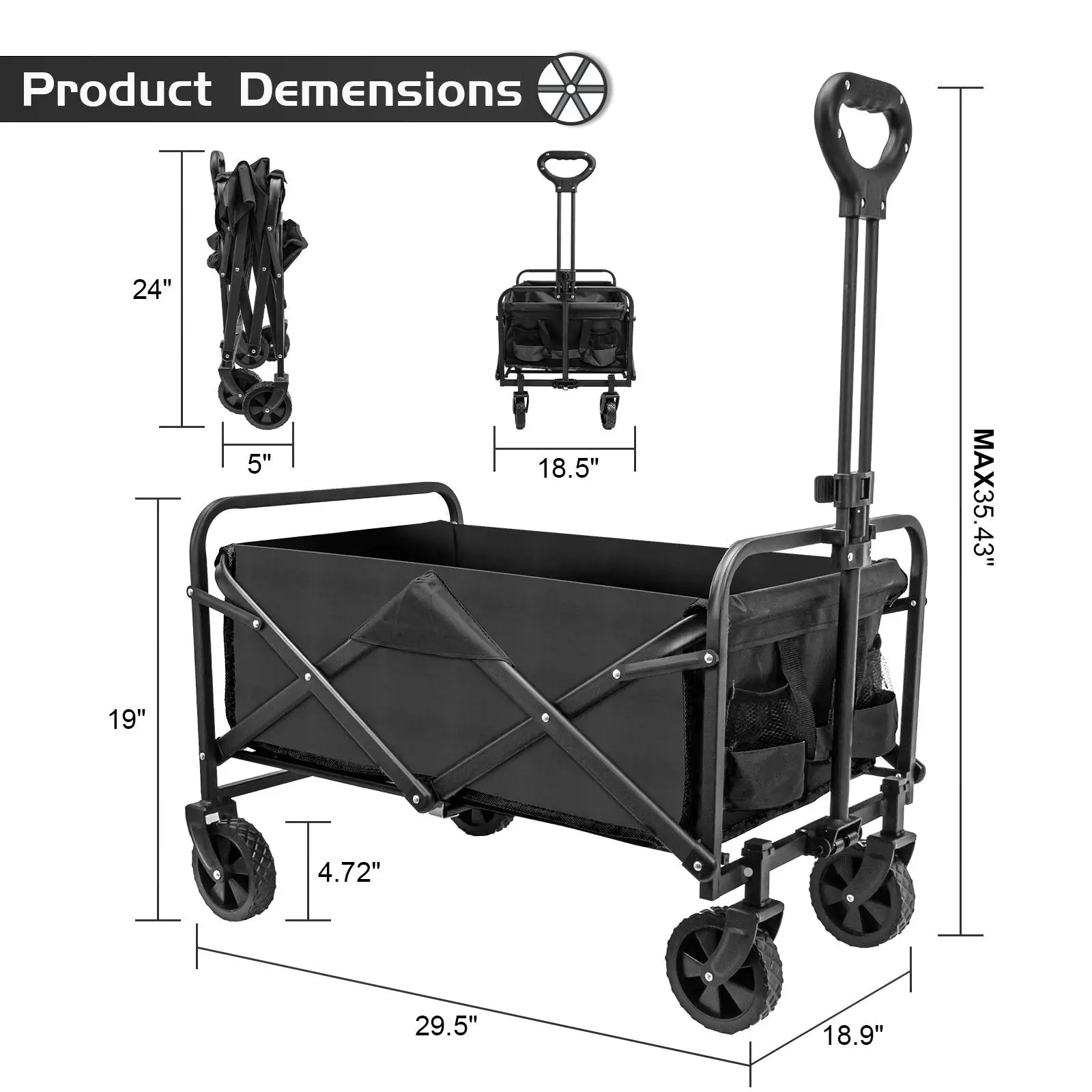 SZHLUX Heavy Duty Collapsible  - đánh giá và giá Sports Equipment Trolley