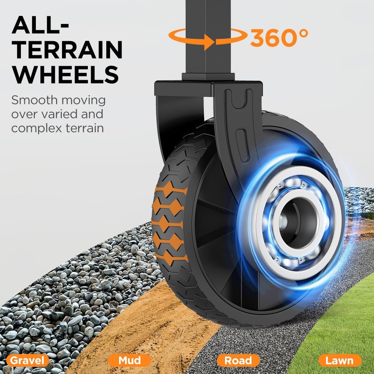 380LBS All Terrain Heavy Duty  - đánh giá và giá Sports Equipment Trolley