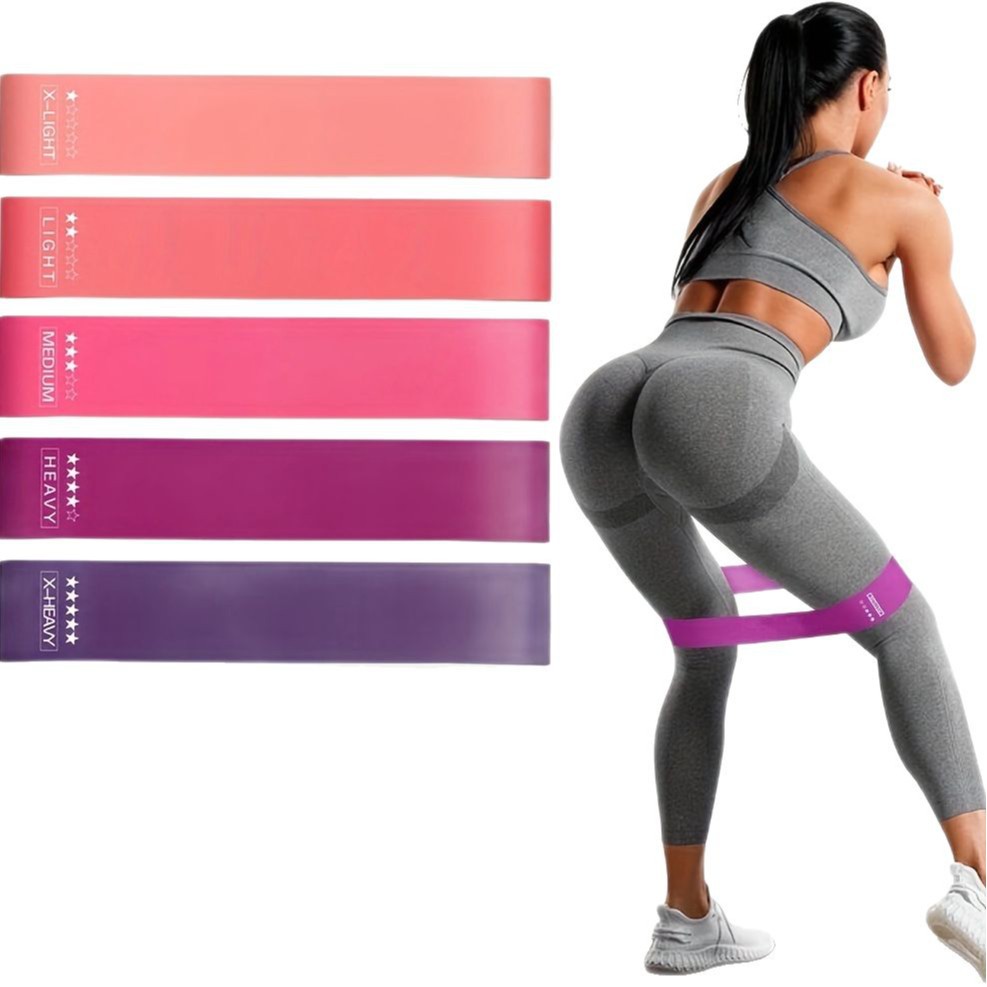 5-Piece Color Resistance Band  - đánh giá và giá Sports Equipment Kit