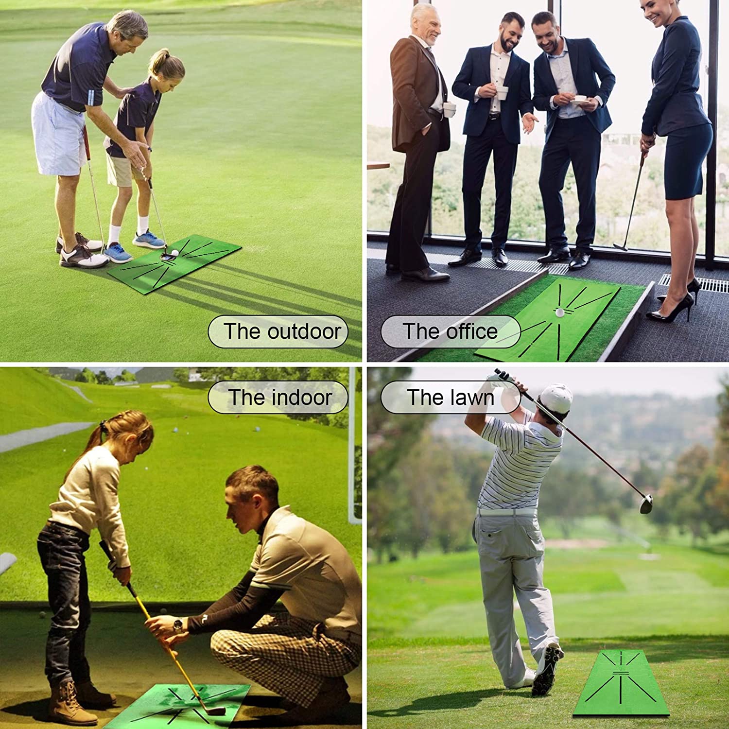 Golf Training Mat Swing Track  - đánh giá và giá Golf Putting Mat