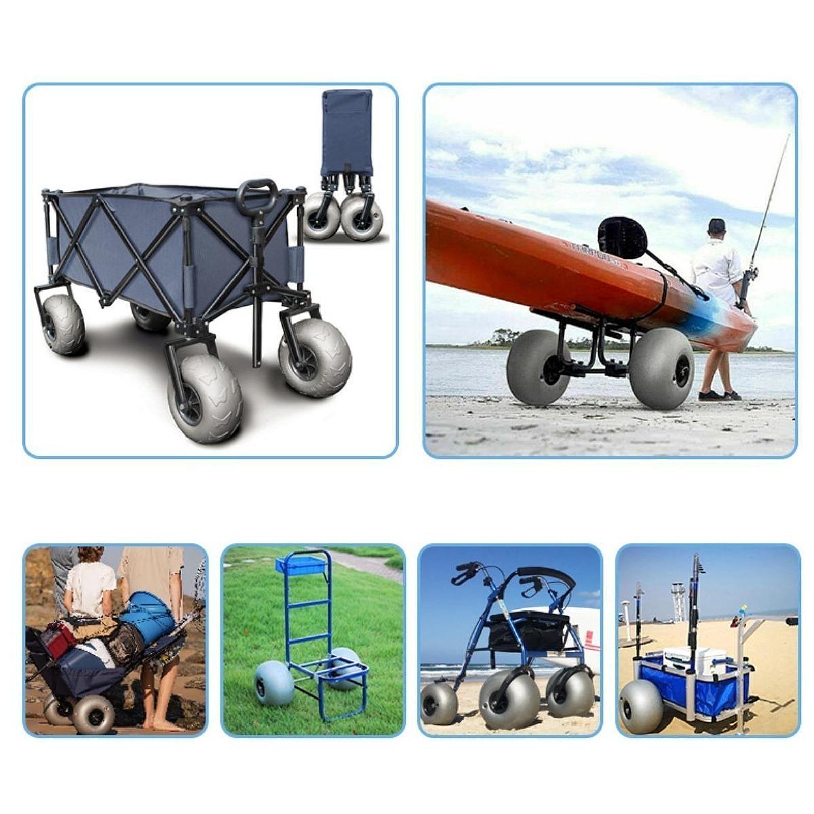 Beach Cart Sand Wheels 16 Inch - đánh giá và giá Sports Equipment Trolley