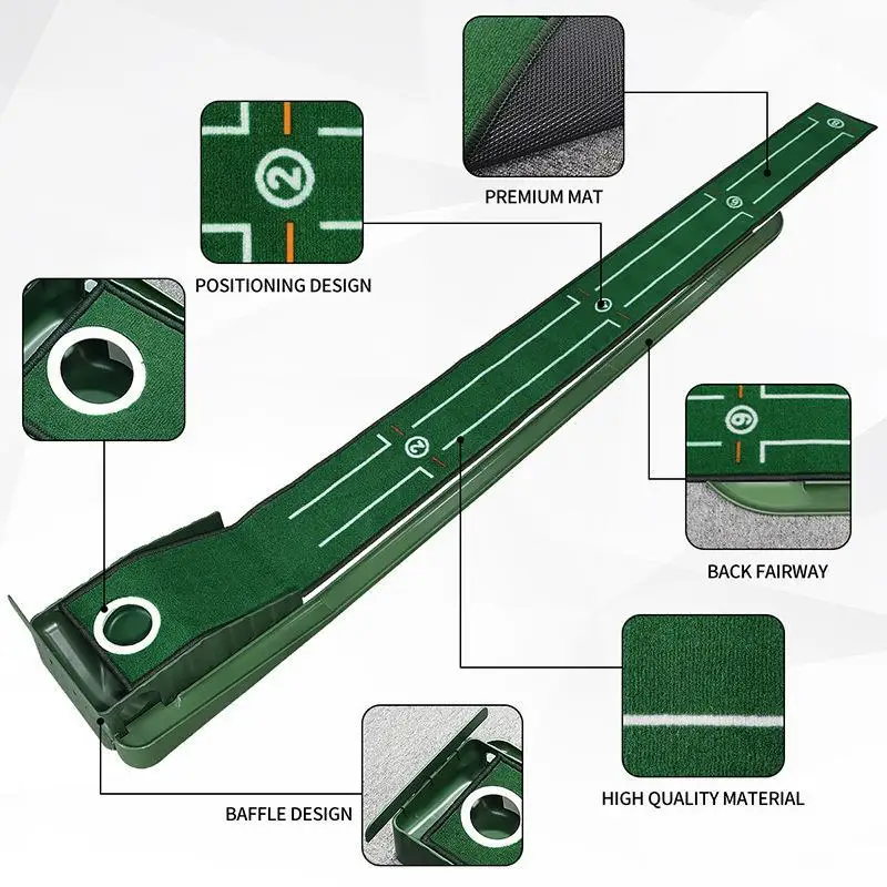 Mini Golf Green Putter Mat Por - đánh giá và giá Golf Putting Mat